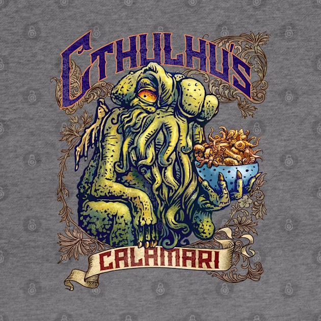 Cthulhu's Calamari by ChetArt